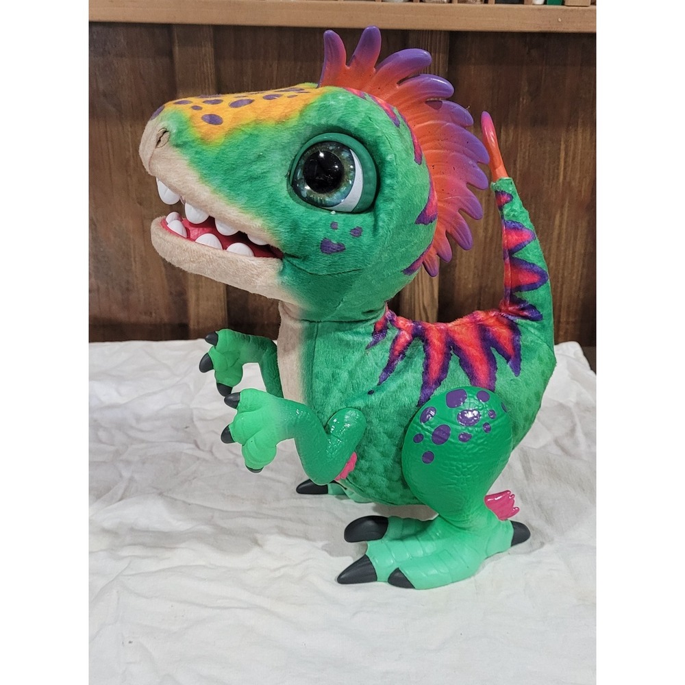 FurReal Friends MUNCHIN REX My Pet Baby T-Rex Dinosaur Interactive Plush Toy 12"